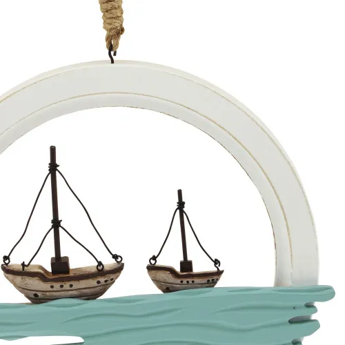 Wand-Deko - Boote im Ring in Nahaufnahme