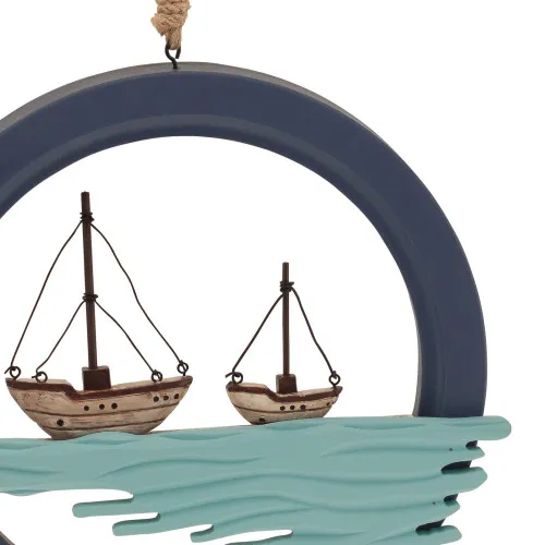 Wand-Deko - Boote im Ring in Nahaufnahme