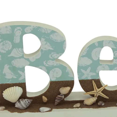 Detailansicht von Stand-Deko - Beach mit Muscheln