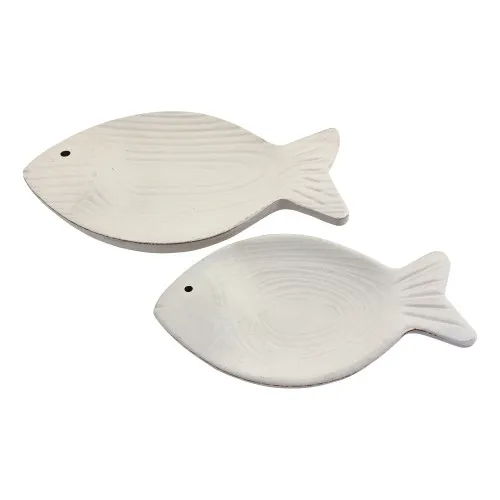 Detailansicht von Schalen - Fisch