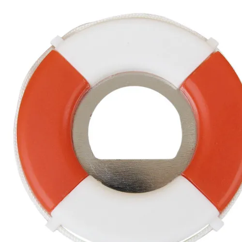 Detailansicht von Flaschenöffner - Rettungsring