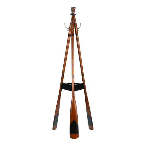 Paddel-Kleiderständer maritime Möbel aus Holz 65 x 192 cm