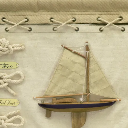 Knoten-Wandbehang – weitere Ansicht