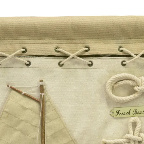 Knoten-Wandbehang – Detail der Oberfläche