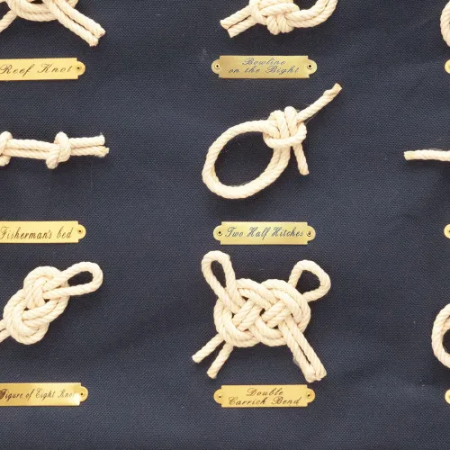 Knoten-Wandbehang – weitere Ansicht