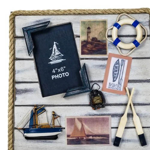 Detailansicht von Fotorahmen-Maritim
