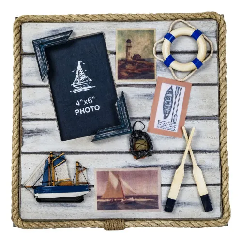 Fotorahmen-Maritim Bild aus Holz 30 cm