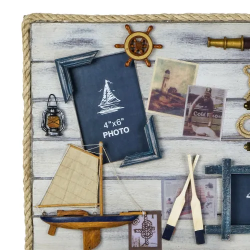 Detailansicht von Fotorahmen-Maritim