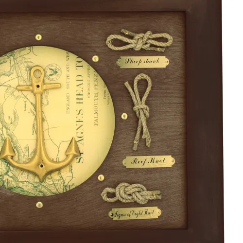 Knotentafel - Anker & Knoten in Nahaufnahme