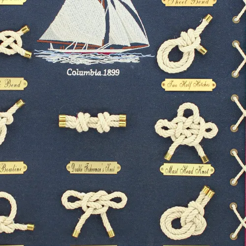 Knoten-Wandbehang – weitere Ansicht