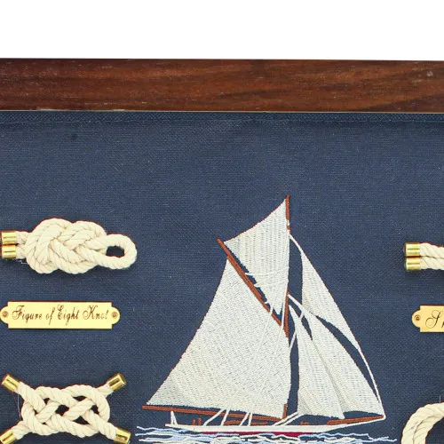 Knoten-Wandbehang – Detail der Oberfläche