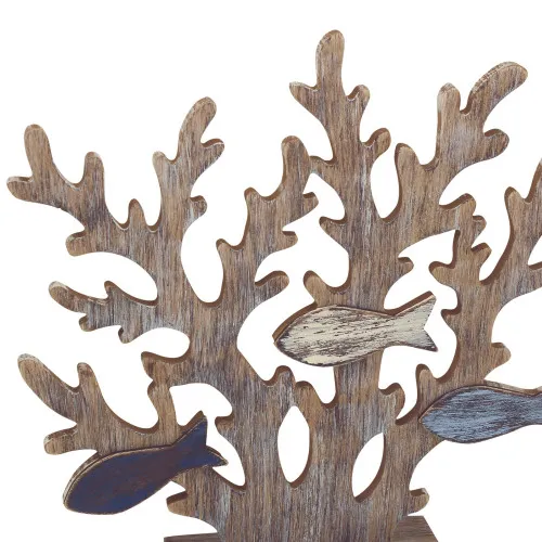 Detailansicht von Korallen mit Fischen