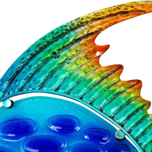 Wandhänger-Fisch – Detail der Oberfläche