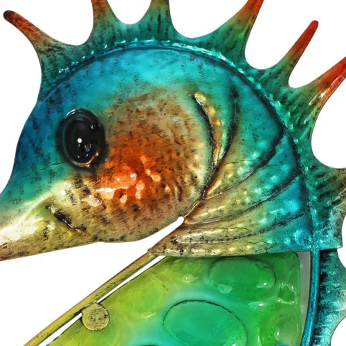 Wandhänger-Seepferdchen – Detail der Oberfläche