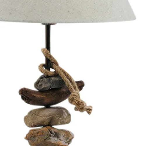 Lampe-Steine in Nahaufnahme