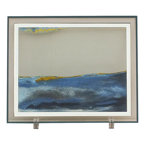 Sandbild aus Glas/Sand/Wasser 30 x 24,5 cm