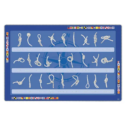 Platz-Untersetzer Französisch Esstisch aus Plastik 43 x 29 cm