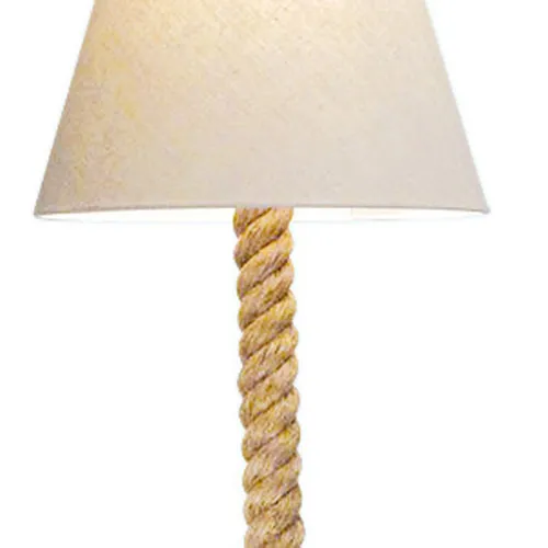 Detailansicht von Taulampe mit Schirm