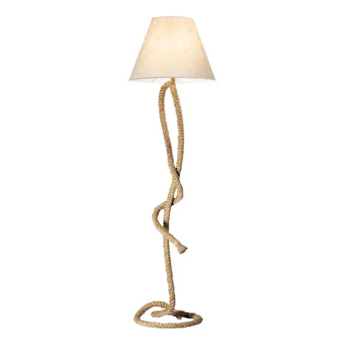 Taulampe mit Schirm Schirmlampe aus Tauwerk 154 cm