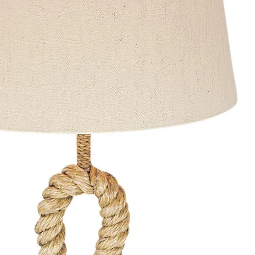 Taulampe Kugelknoten mit Schirm in Nahaufnahme