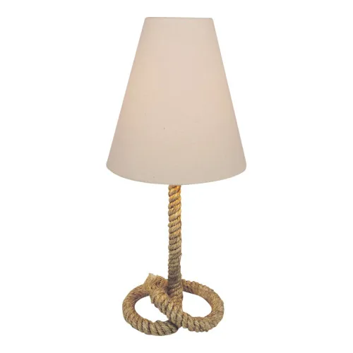 Taulampe mit Schirm Schirmlampe aus Tauwerk 50 cm