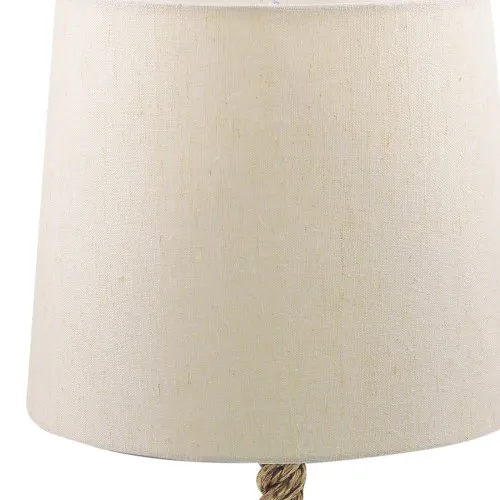 Detailansicht von Taulampe mit Schirm