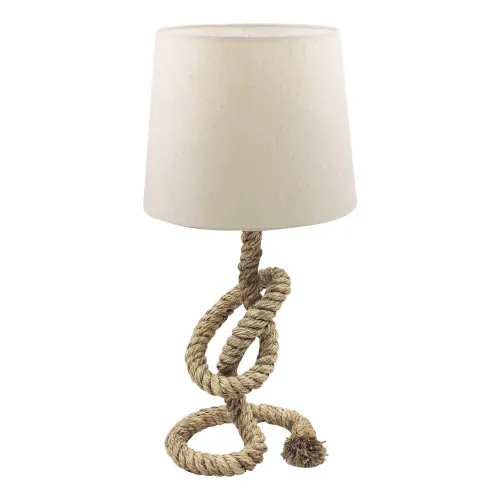 Taulampe mit Schirm Schirmlampe aus Tauwerk 58 cm