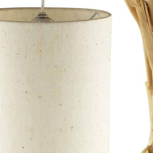 Treibholz-Lampe mit Schirm – weitere Ansicht