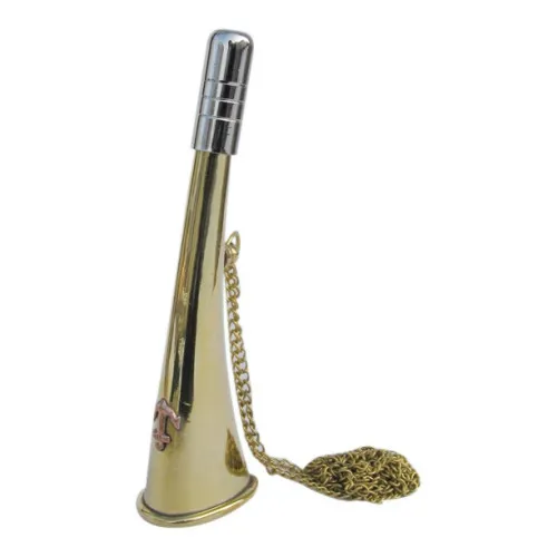 Nebelhorn Signalhorn aus Messing 14 cm