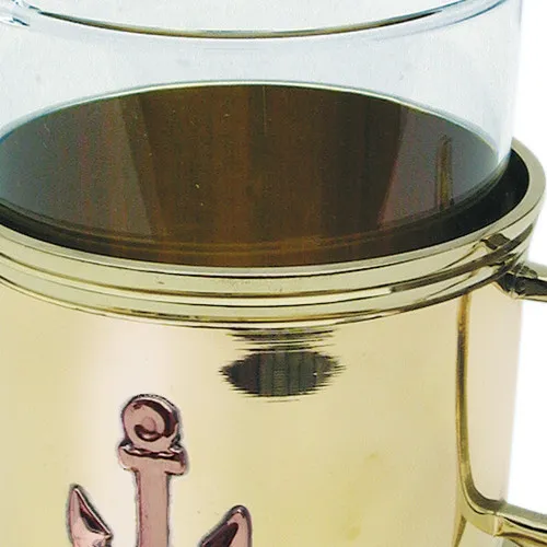 Grog-Glas mit Untersetzer – weitere Ansicht