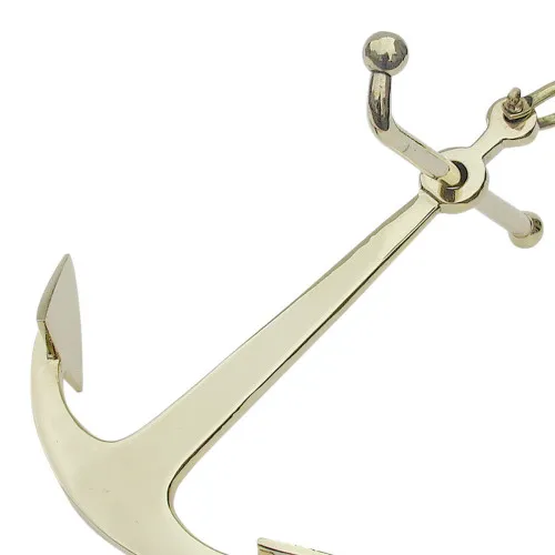 Detailansicht von Stockanker