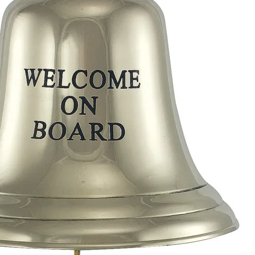 Glocke - WELCOME ON BOARD in Nahaufnahme