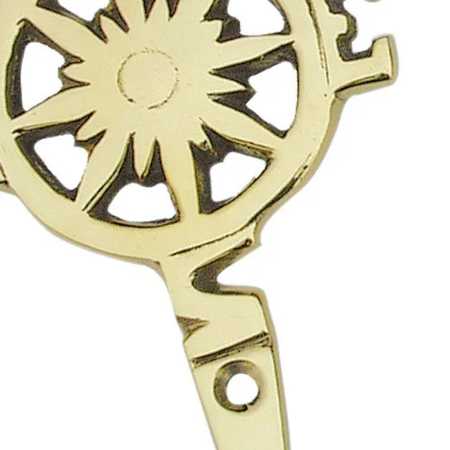 Haken - Kompassrose in Nahaufnahme