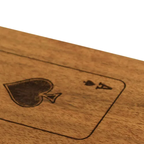 Spielkarten-Box – Detail der Oberfläche