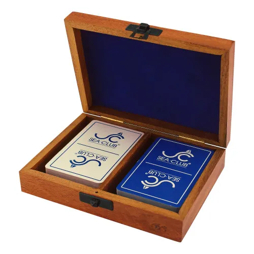Detailansicht von Spielkarten-Box