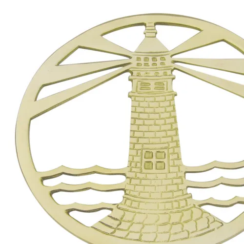 Detailansicht von Topf-Untersetzer - Leuchtturm