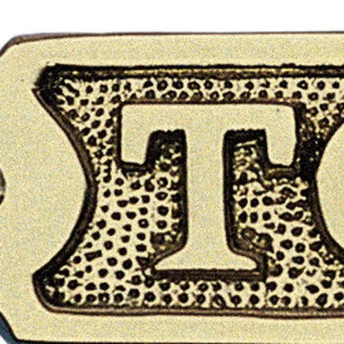 Detailansicht von Türschild TOILETTES