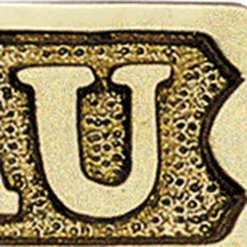 Türschild BUREAU in Nahaufnahme