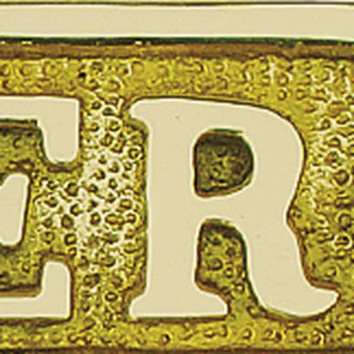 Türschild SKIPPER in Nahaufnahme