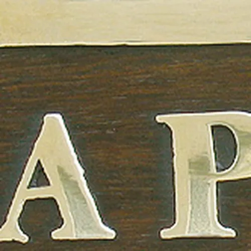 Türschild CAPTAIN – weitere Ansicht