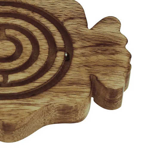 Labyrinth-Spiel - Fisch in Nahaufnahme