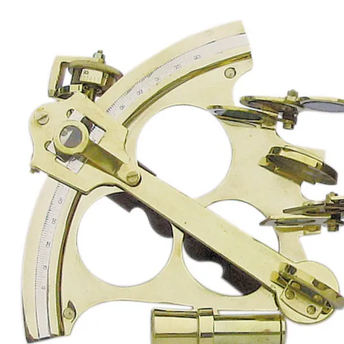 Detailansicht von Sextant mit Microeinstellung