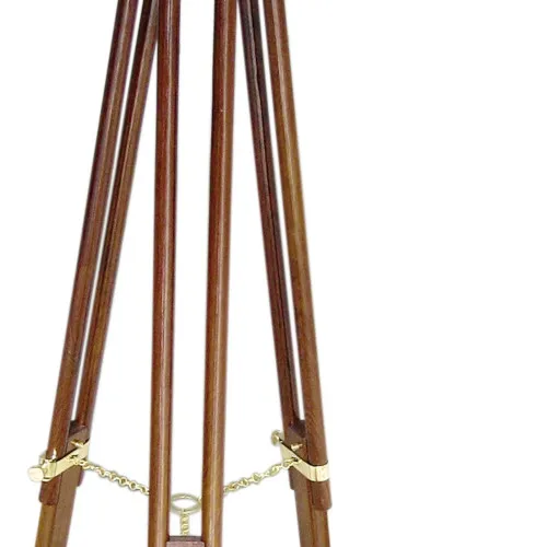Stand-Teleskop mit Holzummantelung – weitere Ansicht