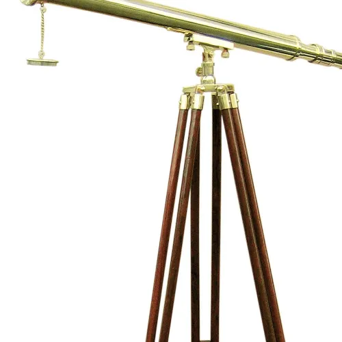 Detailansicht von Stand-Teleskop