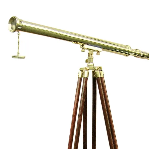 Detailansicht von Stand-Teleskop