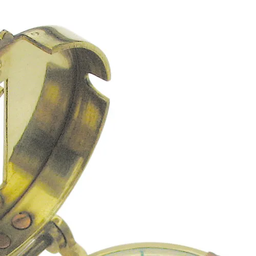 Taschen-Kompass – Detail der Oberfläche