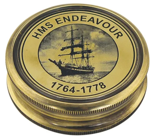 Kompass – HMS Endeavour in Nahaufnahme