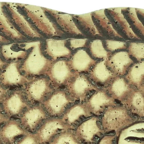 Flaschenöffner - Fisch – Detail der Oberfläche