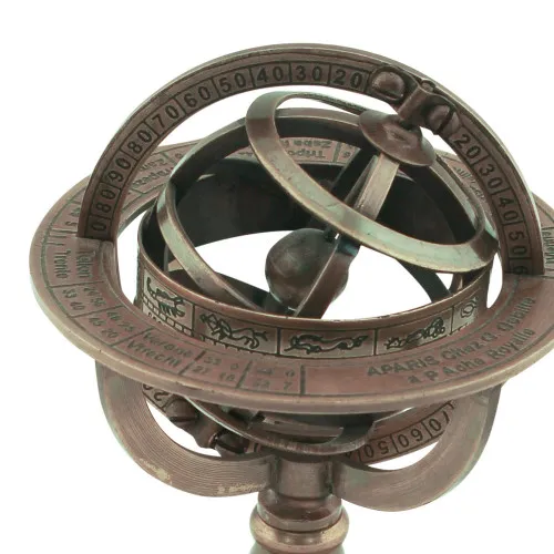 Detailansicht von Armillarsphäre