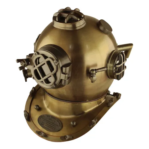 Detailansicht von Taucherhelm